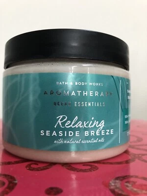 Bath & Body Works AROMATHERAPY Relaxing SEASIDE BREEZE Body Scrub 17 oz RARE - Image 1 of 3