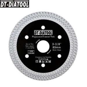 Rueda de disco de sierra amoladora de malla de hoja de corte de diamante de 85 mm para azulejos de porcelana mármol - Imagen 1 de 11