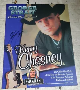 Kenny Chesney Autographed Hand Signed 8.5x11 Photo. Country music festival. - Picture 1 of 1