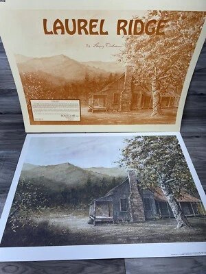 Impresión artística firmada por Larry Dodson/prueba de artista rara "Laurel Ridge" Foto 1 de 4