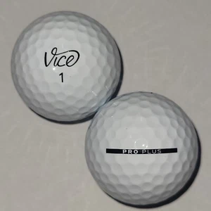 24 Vice Pro Plus Used Golf Balls AAAAA (5A) - Picture 1 of 3