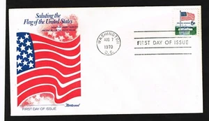 1338 Fleetwood Cover FDC  Saluting the United States Flag  MNH  GET4PAYFOR 3 - Picture 1 of 1