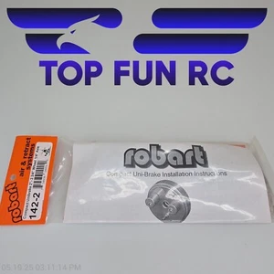 Robart RC 142-2 Compact Unibrake 2"-2 3/4" Wheel 1/4" Axle - Picture 1 of 1