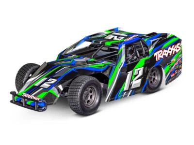 Traxxas Slash Modified 2WD Brushless BL-2S RTR 1:10 Dirt Oval Racer grün Akku/La - Bild 1 von 4