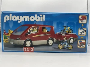 Playmobil 3213 Auto mit Fahrradanhänger Fahrräder Urlaub Ausflug Camping OVP - Bild 1 von 8