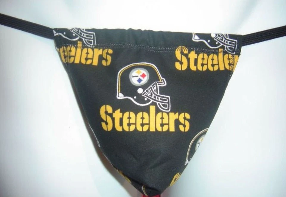 Mens PITTSBURGH STEELERS Nfl Football Gstring Thong Male Underwear - Image 1 of 1