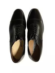 Johnston & Murphy Melton Cap Toe 11,5D Sistema comfort nero Optima® 2981 - Foto 1 di 9