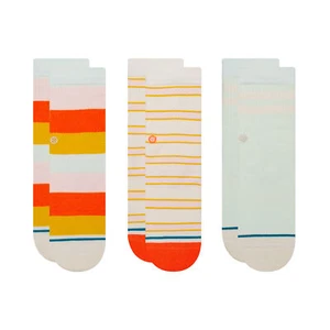 STANCE Kid's 3 Pack Crew Socks KICK BACK 3 PACK - Multi - Medium(Y 11-2) - NWT - Picture 1 of 1