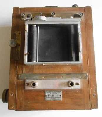 ANCIEN APPAREIL PHOTO A SOUFFLET LORILLON PARIS 1920's - Photo 1/4
