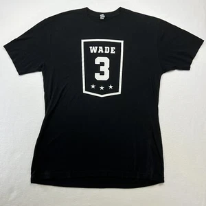 T-Shirt Miami Heat Tg L Nera Uomo #3 Lets Go Heat Famiglia Logo Arena Giveaway - Foto 1 di 6