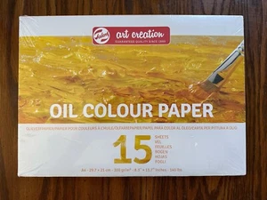 Art Creation Oil Colour Paper Pad Top Bound 15 Sheets 300 gsm - Royal Talen - Picture 1 of 2