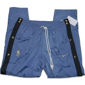 Nike NBA Courtside Men's Size XL Button Snap Away Pants NWT Gray Black - Picture 1 of 13