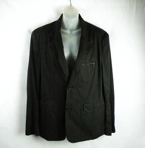 NWOT House of Howe Blazer Jacket Coat Men 42 Black Gothic - Picture 1 of 8