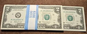 All Serial Numbers are Sequenced, K19168001A to K19168050 ... Banded $100 - Picture 1 of 2