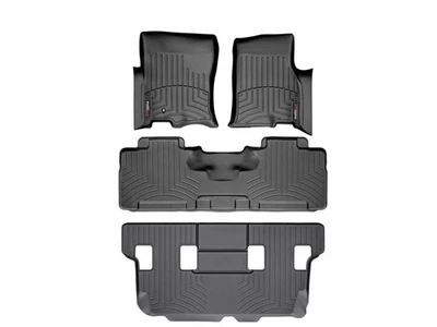 WeatherTech FloorLiner for 2007-2010 Lincoln Navigator - Full Set, Black - Image 1 of 4