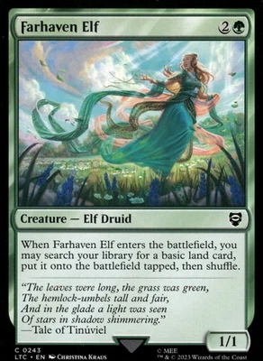 Farhaven Elf C Commander: The Lord of the Rings: Tales of Middle-earth 243 NM - Image 1 of 2