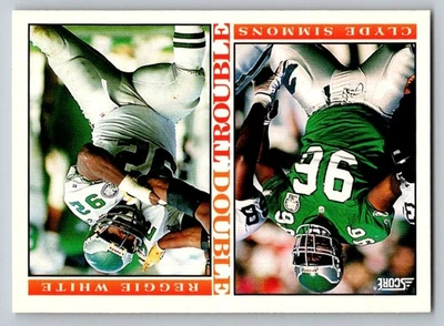1993 Score - Reggie White, Clyde Simmons #416 - Image 1 of 2