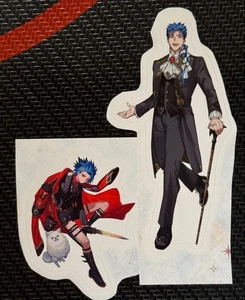FGO Fest 2025 Eintrittsbonus Aufkleber Cú Chulainn & Setanta Cut-Out Set - Bild 1 von 1