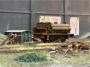 OO gauge locomotive: Scrapyard J94 Austerity Saddle Tank, heavily rusted. Ref F6 - Picture 1 of 4