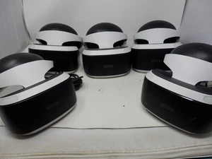 Lote de 4 Auriculares Playstation VR Realidad Virtual Probados Funcionando Escamas - Imagen 1 de 11