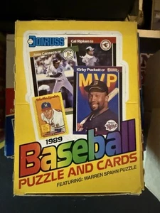 1989 Donruss Baseball Box - 36 ungeöffnete Packungen - Griffey Jr RC? - Bild 1 von 2