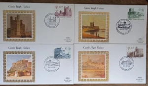 Colección de cuatro cubiertas de primer día de alto valor del castillo de Benham 18 de octubre de 1988 - Imagen 1 de 5