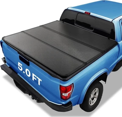 Cubierta rígida triple plegable VEVOR para Toyota Tacoma 2016-2023 platón de 5 ft nueva Foto 1 de 4