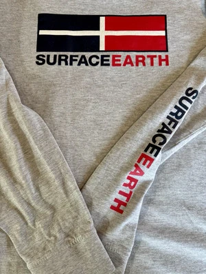 Camiseta H&M Para Hombre Grande Manga Larga Gris Jaspeado Superficie Tierra Algodón Nueva Sin Etiquetas Foto 1 de 4