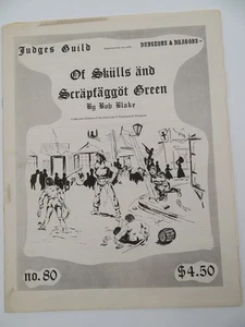Vtg Judges Guild Dungeons & Dragons Of Skulls and Scrapfaggot Green No. 80 - Picture 1 of 10