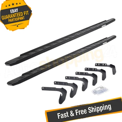 Go Rhino 63441687PC Black RB10 Running Boards for 07-21 Toyota Tundra 4DR Foto 1 de 4