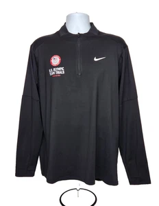 Chaqueta de atletismo Nike 2024 pruebas olímpicas EQUIPO EMITIDO 1/4 cremallera para hombre XL - Imagen 1 de 3