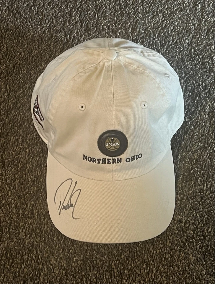 Sombrero de evento PGA Northern Ohio Firestone firmado por Davis Love III Foto 1 de 1