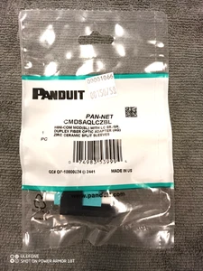 Module adaptateur fibre optique Panduit CMDSAQLCZBL LC duplex OM3/OM4 ~STSI - Photo 1/4