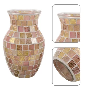  Glass Vase: Colorful Decorative Flower Holder - Modern Table Setting Decor For - Picture 1 of 12