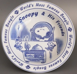 Plato de pasta de curry Shimizutougyou Cooking Snoopy Itadakimasu hecho en Japón - Imagen 1 de 2
