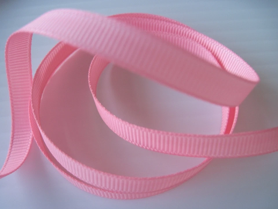 1/4" Grosgrain Ribbon Solid Color~You Pick color~ 10 yards~ - Image 1 of 1