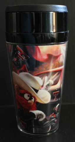 Texas Tech Red Raiders Insulated Travel Mug 16oz Coffee Cup College football Cover
