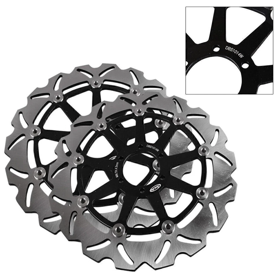 Steel Front Brake Disc Rotors Pad Fit For Ducati 916/996/996S/ST2/ST3/ST4 Motor Foto 1 de 4