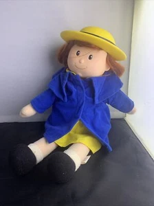Vintage Kinder Geschenke Madeline sprechende Puppe 16 Zoll 1998 Plüsch Kunststoff mit Outfit - Bild 1 von 6