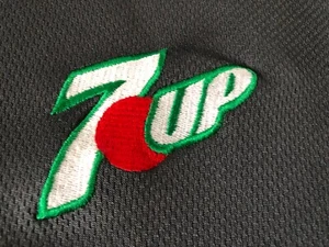 7up Soda Work Shirt Vintage 90s Employee Delivery Uniform Embroidered Logo 2XL - Picture 1 of 8