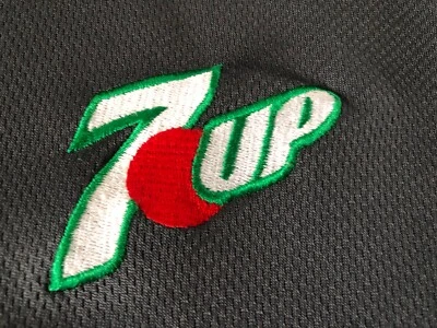 7up Soda Work Shirt Vintage 90s Employee Delivery Uniform Embroidered Logo 2XL - Image 1 of 4