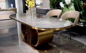 Luxus Modern Esstisch Esszimmer Tisch Holz Moderne Möbel Tische 240x100cm Sofort - Bild 1 von 1