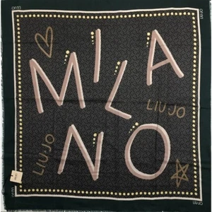 LIU JO SCIARPA FOULARD DONNA STAMPA MILANO GARDEN - Imagen 1 de 2