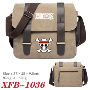 One Piece Luffy Anime Tragtasche Tasche Messenger Bag Leinwand Für Ipad iphone - Picture 1 of 5