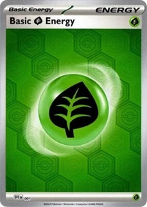 Lámina holográfica inversa Basic Grass Energy 001 Pokémon fábula cubierta *PAQUETE NUEVO* - Imagen 1 de 1