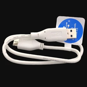 OEM Short WD USB 3.0 Male A to Micro B Cable for My Passport Seagate Hard Drive - Picture 1 of 4