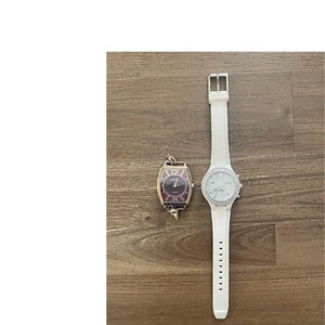 DKNY White Ceramic Chronograph Ladies Watch and Extra Watch Face - Picture 1 of 5