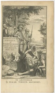 Antique Frontispiece by Tirion (1734) - Bild 1 von 1