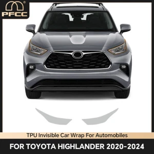 Headlight Precut Paint Protection Film Clear PPF For Toyota Highlander 2020-2024 - Picture 1 of 19