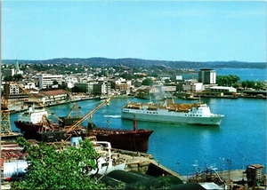 Postal 6x4" Kristiansand Noruega - Condado de Agder - Envío saliendo del puerto - Imagen 1 de 2